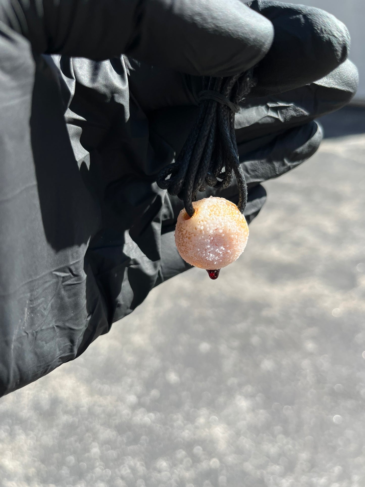 KGB micro Jelly Donut Pendant