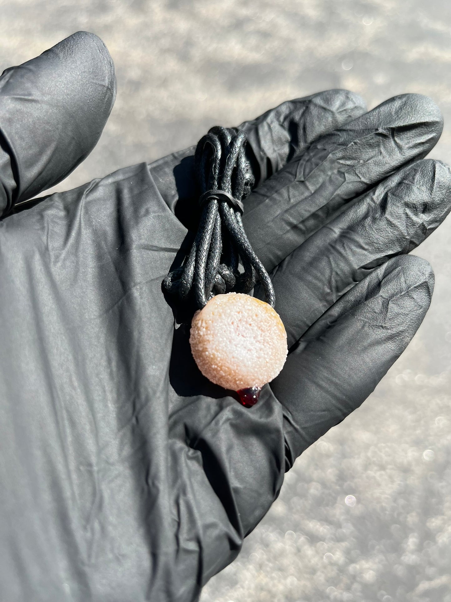 KGB micro Jelly Donut Pendant